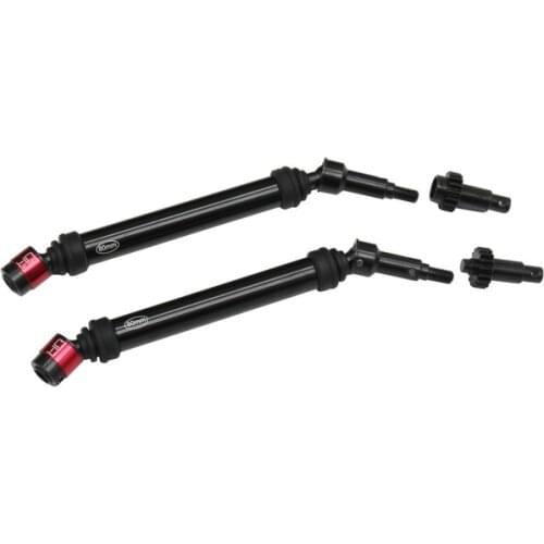 Hot Racing optional upgrade heavy duty Long splined star drive axle kit for 1/10 Arrma Kraton Outcast 4X4 vehicles 4S