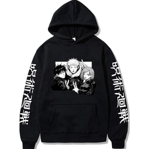 JuJutsu Kaisen Hoodies Anime Hoodie Women Men Fashion Sweatshirt Long Sleeve Tops