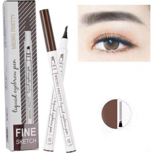 Beauty Four-headed Eyebrow Pencil Eyebrow Pencil Tint 4 Tip Brow Tattoo Pen Paint Makeup Eyebrows Waterproof Cosmetic Eye Brow