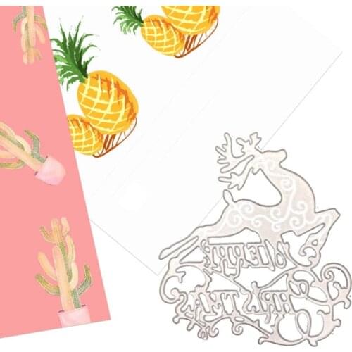 Snowflake Metal Cutting Dies Stencils For DIY Scrapbooking Christmas Elk Dies Craft Dies Album Stamp Card Embossing