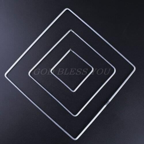 Metal Dream Catcher Square Hoop for DIY Handmade Dreamcatcher Macrame Material Accessories Craft Drop Shipping