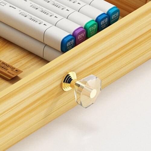 Multi-function Marker Pen Pencils Storage Holder Sundries Organizer Wooden Stand M17F