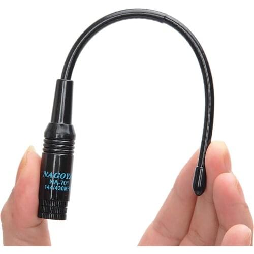 Nagoya NA-701 SMA-Male Dual Band 144/430Mhz Flexible Antenna NA701 NA 701 for Baofeng TH-UVF9 TH-UV3R TYT Wouxun Walkie Talkie