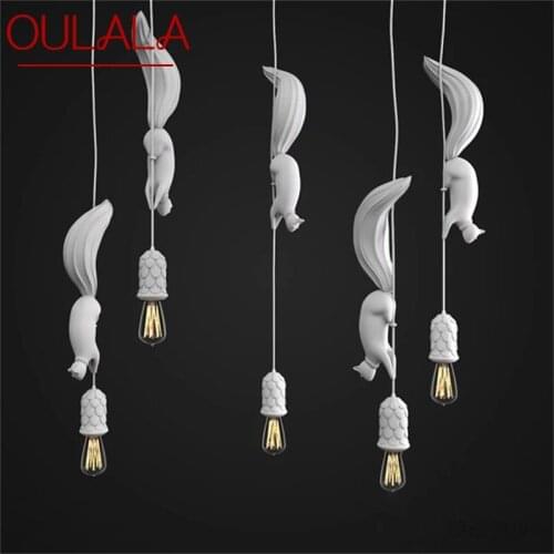 OULALA Pendant Lights Contemporary Creative Cartoon Mouse Shape Decorative For Home Dinning Room
