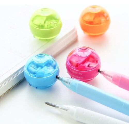 Professional Plastic Lead Pointer Pencil Sharpener Double Hole Pencil-Lead Sharpener Art Drawing Tool for Adults,Teens,Artists