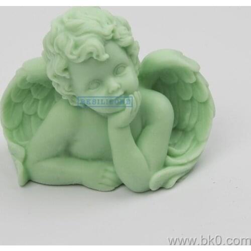 Angel Candle Mold Silicone Module Clay Baby Angel Decoration Cake Tools
