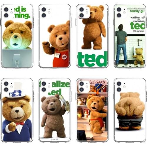 Ted-Bear-Movie-Ted-Kiss-MY-Butt-Ass Silicone Cover Bag For Xiaomi mi Redmi Note 3 4 4X 5 6 7 8 8t 9 9s 9t 10 pro lite