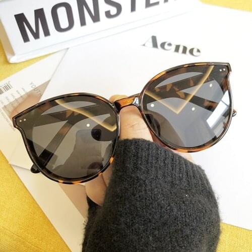 Sunglasses Both for Men and Women Fashionable New Round Frame Round Face UV Protection Polarized Black Sunglasses