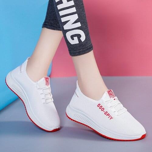 Womens Shoes New Small White Shoes Womens Casual Shoes Sports Womens Shoes Breathable Running Womens Shoes Flat Shoes Women