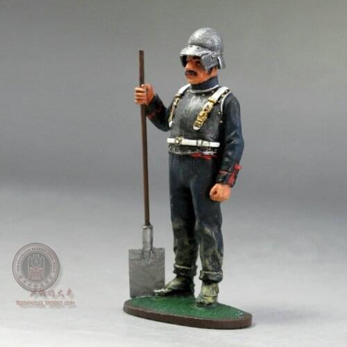 1/32 metal figure soldier with shovel model toy