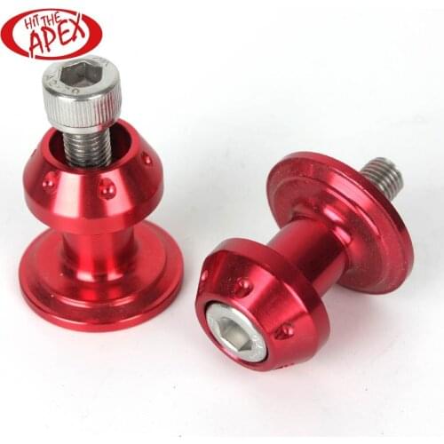 Aluminum Motorcycle CNC Swingarm Spools Sliders Stand Bobbins 8mm For Kawasaki ZX-10R (ABS)2012-2015 8MM Universal