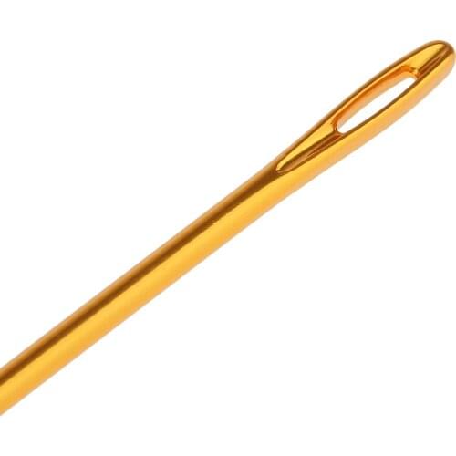 3 Pieces Aluminum TUNISIAN AFGHAN Crochet Hooks Knit Needles with an Eye Knitting Tool