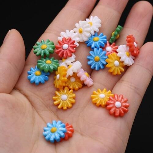 Fine Natural Sunflower Shell Beads Loose Spacer Bead for Jewelry Making Lady Necklace Earring Gifts Accessories