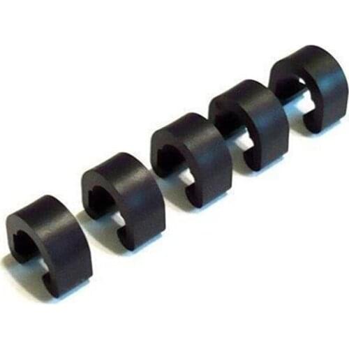 10pcs For brake cable/derailleur line case C-buckle clasps bicyle plastic C shape clips Housing Hose MTB bike road Guide HOT