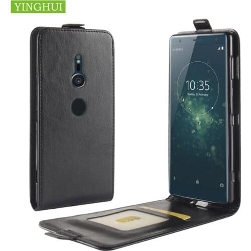 Flip Leather Case For Sony Xperia XZ XZS XZ1 Compact XA1 Plus XA2 L2 XA2 Ultra XZ2 Compact XZ2 Premium XA2 Plus XZ3 L3 Cover