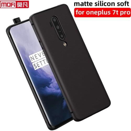 Matte case for oneplus 7t pro case tpu OnePlus 7T Cover ultra-thin soft black silicon slim ONE PLUS 7T PRO coque business case