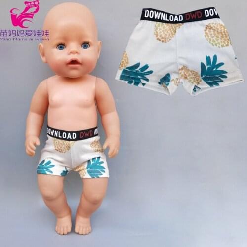 Baby Doll 43 Cm Pineapple Underwear 18 Inch Girl Boy Doll Under Pants Doll Clothes