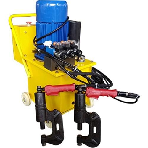 Electric hydraulic duct rivet machine flange angle iron sheet ventilation rivet pliers double-headed electric riveting pliers