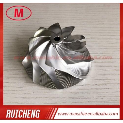 GTX3076 GEN ll 58.23/76.43mm point milling 9+0 blades bore:6.00 high Performance turbo billet/milling compressor wheel