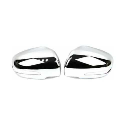 Chrome Styling Exterior Side Mirror Cover Turn Signal Hole Pair For Suzuki Vitara 2016-2020