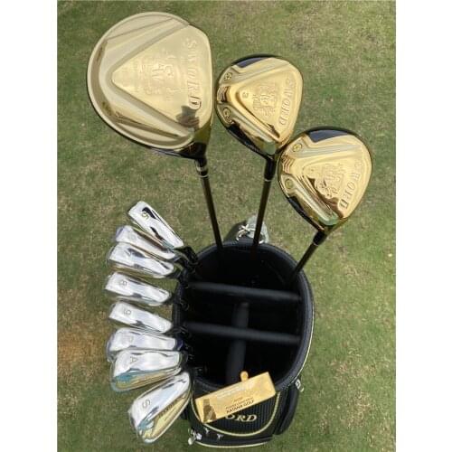 Golf club Katana SWORD Complete clubs set Driver 3/5 fairway wood irons putter with Graphite Golf shaft with bag