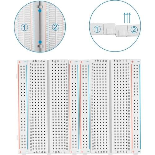 400 pin/ties/holes/points Breadboard Solderless Mini Breadboard For Arduino PCB Breadboard Kit For Arduino DIY Kit