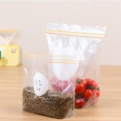 Reusable Vacuum Zip Bag Thicken Ziplock Fresh Protection Food Wrap Storage Bags