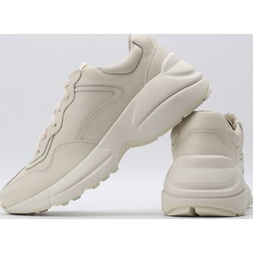 2019 The New Listing Casual Fashion Men and women Sneakers Comfortably breathable Outdoor Jogging Genuine Leather non-slip