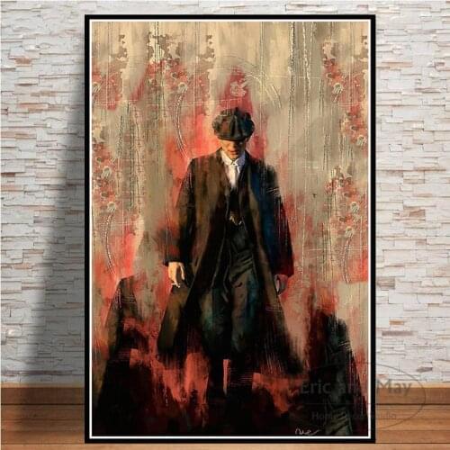 Posters And Prints Peaky Blinders Cillian Murphy TV Show Canvas Painting Pictures On The Wall Art Decoration Home Decor Cuadros