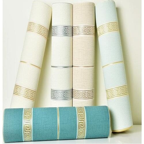 Beibehang 3d striped wallpaper deer skin non-woven wallpaper 3d living room dining room sofa TV background wall 3d wallpaper