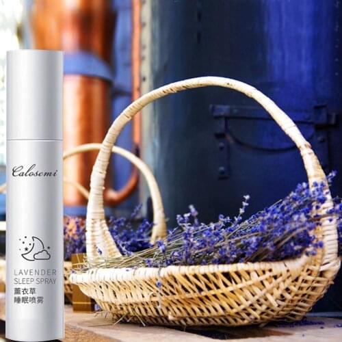 Best Aromatherapy Calm Deep Sleep Mist Pillow Spray Essential Sleep Therapy Lavender Spray Oils Lavender 75ml with Insomnia Q5U2