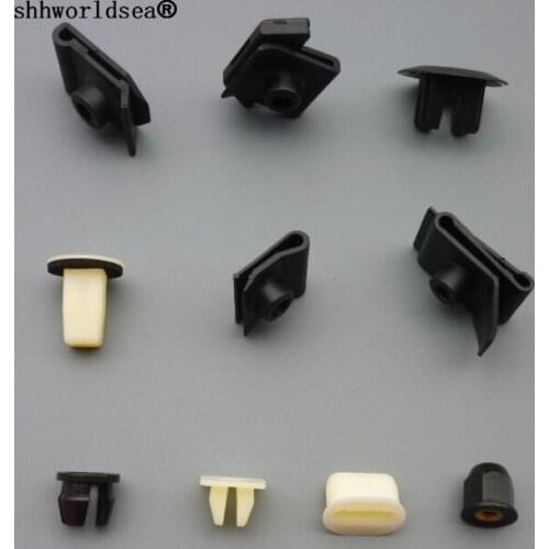 Shhworldsea Car Fastener Clips Screw Base U Type Nut Mounting Fastener Clips Automobile Engine Fender Bumper Guard Plate Clamp