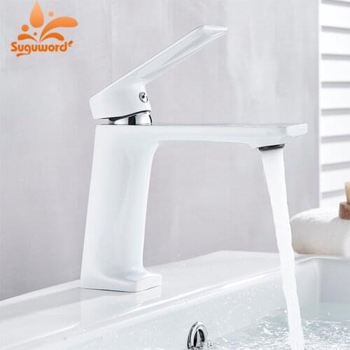 Suguword White Bath Mixers