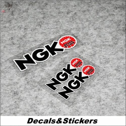 NO.L150 NGK Sign 3M Reflective Modified Stickers Car Glass Waterproof MOTO GP Decals Racing Motorcycle Motocross