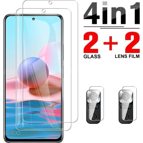 Full Cover Tempered Glass Protector For Xiaomi Redmi Note 10 Camera Lens Protective Glas For Xaomi Xiami Redme Remi Note10 6.43"