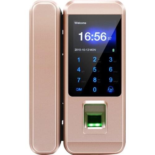 Smart Office Home Single/Double Door Password Lock Smart Card Fingerprint Recognition Access Control Lock Employee Attendance