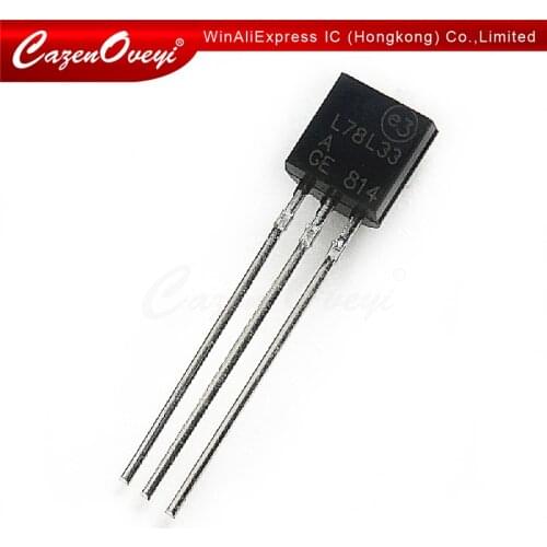 10pcs/lot L78L33ACZ TO-92 78L33 L78L33 TO92 L78L33A 3.3V Voltage Regulator In Stock