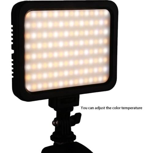 128 LED Video Light / Photography Lighting for DV Camcorder for Canon Nikon Pentax Sony Olympus DSLR Camera ZF-128H