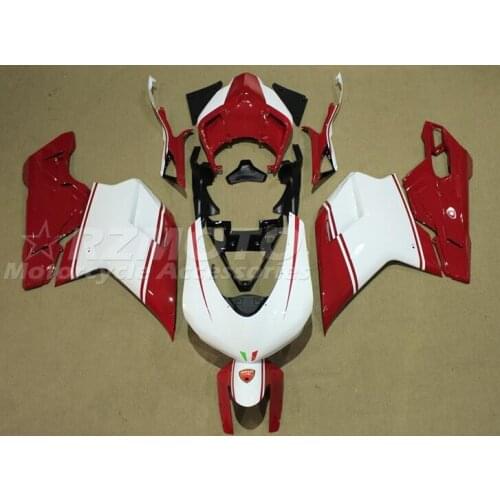 4 Gifts New ABS Injection bike Fairings Kit Fit for Ducati 848 evo 1098 1198 1198s 2007 2008 2009 2010 2011 2012 Racing