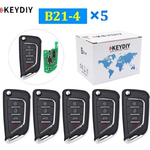 5/10/15Pcs KD900 KD900+ URG200 Mini KD KD-X2 3+1/4 Button Remote Control KD Remote Car Key B21-4