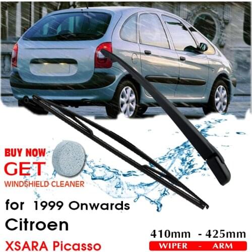 Car Wiper Blade Rear Back Window Windscreen Windshield Wiper Accessories For Citroen Xsara Picasso Hatchback 410mm 1999 Onwards