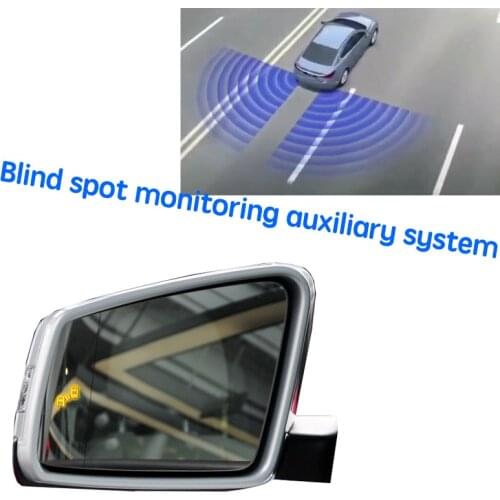 Car BSD BSM BSA Blind Area Spot Warning Drive Mirror Rear Radar Detection System For Mercedes Benz GLK MB X204 2008~2015