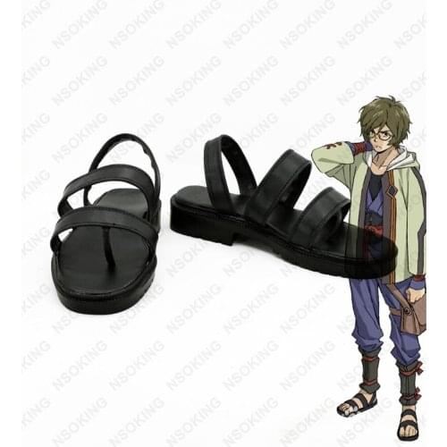 New Koutetsujou no Kabaneri Ikoma cosplay shoes Anime Boots Sandal Tailor-Made