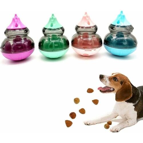 Pet Leak Food Puzzle Ball Dog Cat Feeder Toy Puppy Training Activity Dispenser
