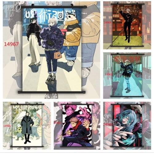 Anime Posters Jujutsu Kaisen Mahito Gojo Satoru Itadori Yuji Wall Poster Canvas Painting Wall Decor Wall Art Picture Home Decor