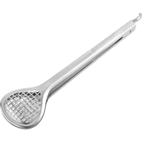 Stainless Steel Wide Grill Serving Food Tongs Kitchen Spatula Tongs For Cooking BBQ Tongs Clips With Holes