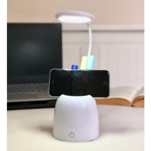 Modern New Gift Fashion Rechargeable Pen Holder Telefon HOLDER LED Table lamp Desk lamp