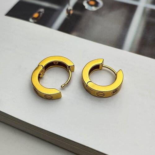 Vintage Golden Minimalist C Shape Clip on Hoop Earrings Non Pierced Cute Earrings for Women 2021 Trend Jewelry Gift