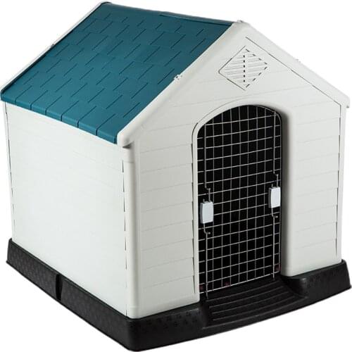 Four seasons universal dog house large outdoor rainproof space dog cage breathable washable plastic pet products