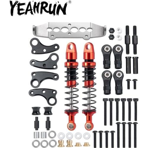YEAHRUN 1:10 RC Crawler Car Upgraded Parts Metal Shock Absorber Cantilever Set for TRX-4